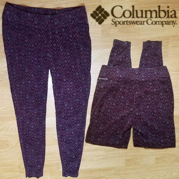 Columbia Pants - Columbia sportswear fleece leggings size large